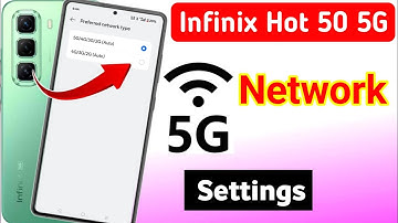 Infinix hot 50 5g network settings | infinix hot 50 me 5g network kaise laye