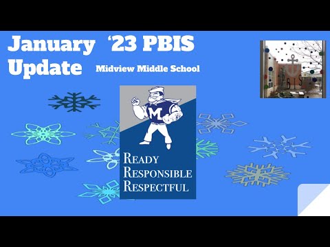 Midview Middle School PBIS January 2023 UPDATE