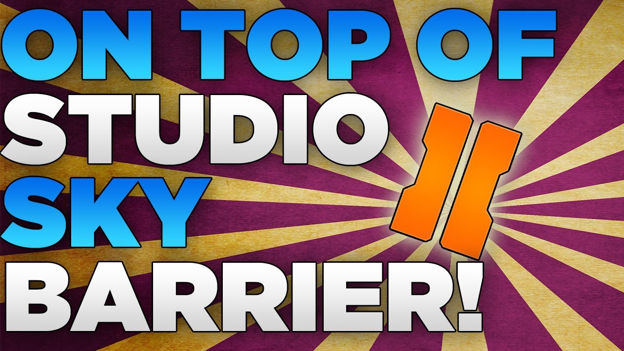 Black Ops 2 Glitches: *NEW* Ontop Of Studio Sky Barrier Glitch! (No Mods)