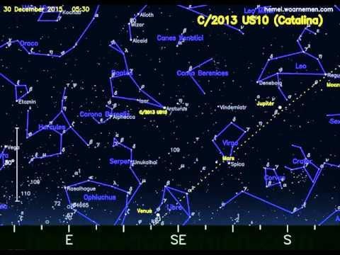 Comet C/2013 US10 (Catalina) in the morning sky