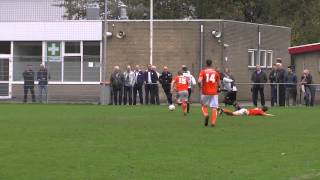 20141025 Oranje Wit2 - ASWH2 (1-2) Justin, Joshua, en een tegenvaller