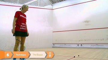 SquashStart Lesson 6 - Technique: The Boast