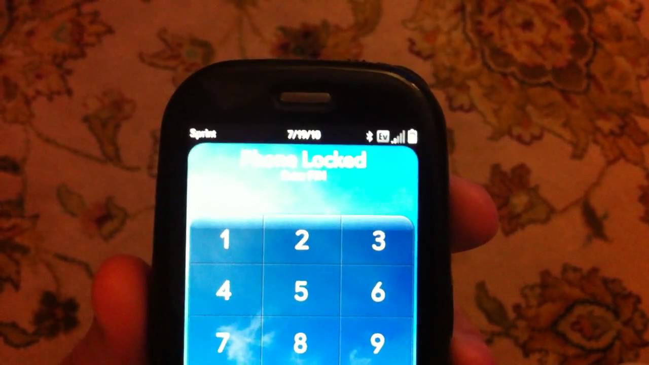 Palm Pre Attenuation w/ No Grip