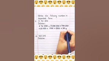 Expanded Form #shorts