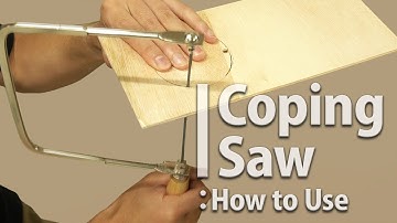 Mastering the Japanese Saw: Coping Saw Features