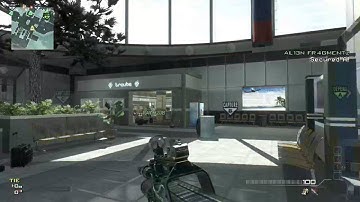 mw3 Throwing knife across map! Double kill!