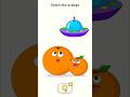 Dop 2 ( Delete One Part ) Level - 8 Scare the orange #shorts #shortvideo #shortsfeed