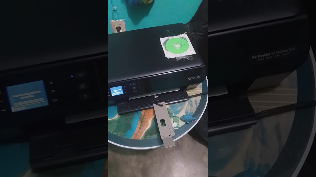 Cambiar cartuchos a impresora inalámbrica HP Deskjet Ink Advantage 3545.  Vincular a laptop W10. - YouTube
