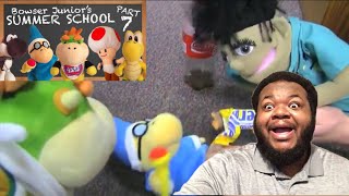 SML Movie: Bowser Junior's Summer School 7 (REACTION)
