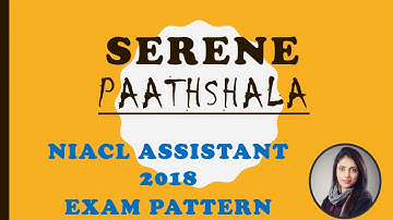 NIACL ASSISTANT 2018 EXAM PATTERN