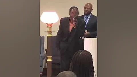 Rev.  David Brown Singing "I wont complain"