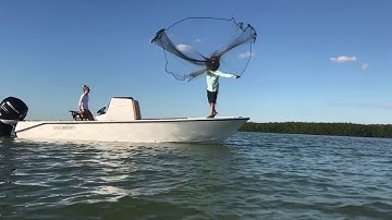 Slo-Mo Cast Net Throw by Capt. Rob Gorta