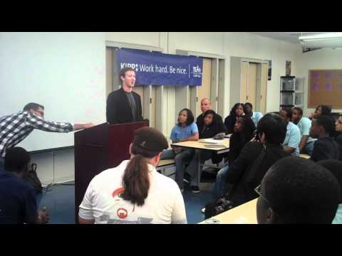 Mark Zuckerberg visits KIPP Newark Collegiate Acad...