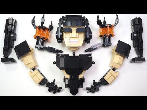 ЛЕГО Скибиди туалет 77 Мутант Качок / Рэмбо | SKIBIDI TOILET 77 assemble Berserk mutant toilet