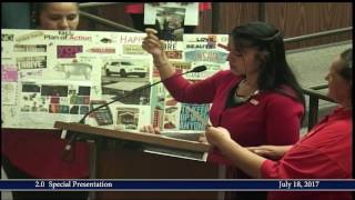 Board Meeting --- July 18, 2017