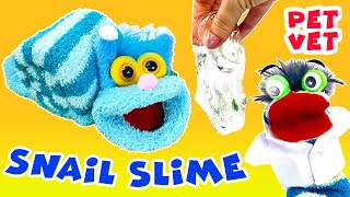 Fizzy the Pet Vet Helps A Snail Make His Squishy | Funny Stories For Kids