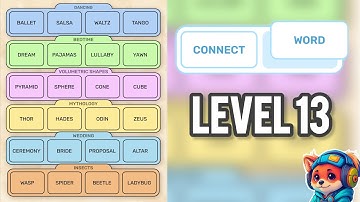 Connect Word Level 13 | Walkthrough & Solution (iOS / Android)