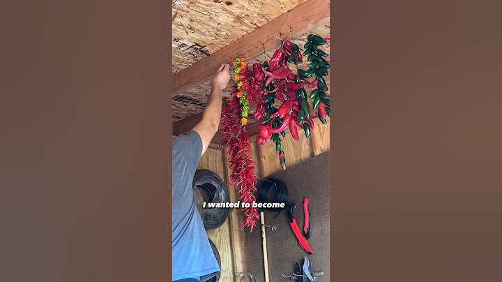 I hang dry my peppers like an Italian grandma