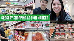 Grocery Shopping at a Korean Grocery Store - Zion Market