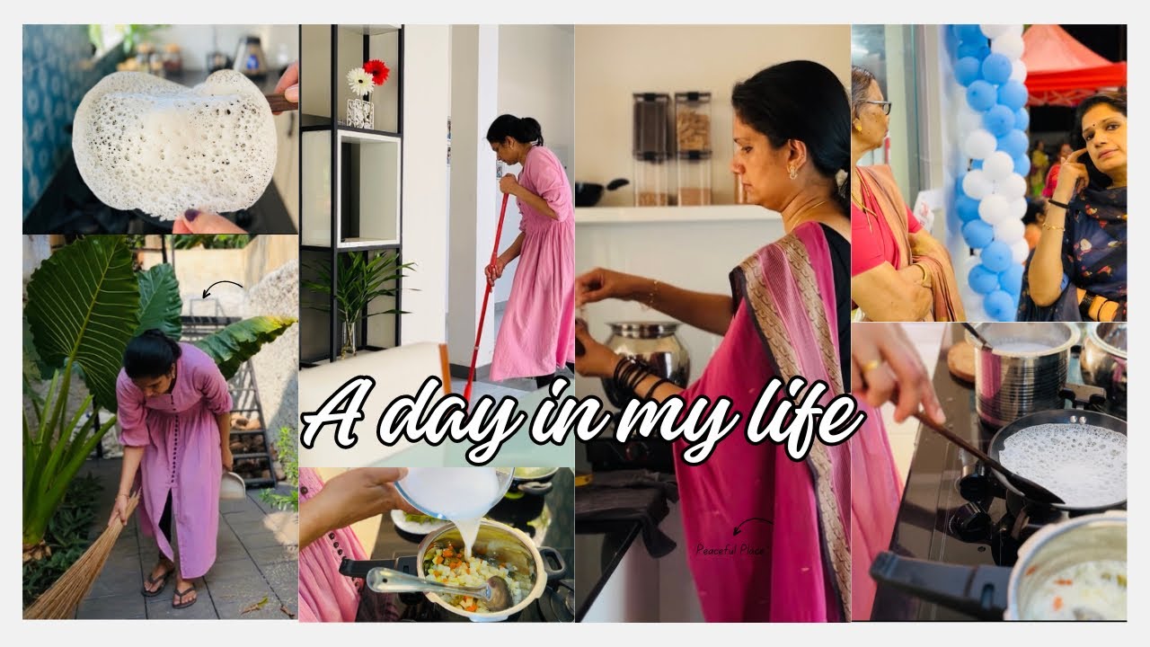 A Day in my life | സ്വന്തം വീട്ടിൽ പോവാനുണ്ടെങ്കിൽ പണികളൊക്കെ പെട്ടെന്ന് തീരും 😍 | breakfast| Lunch