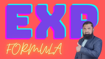 Exp Function in Excel | Advanced Excel Tutorial | Exp Formula In Excel | Marks Excel India