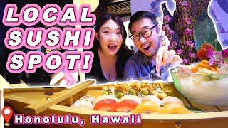 FRESH SUSHI SPOT in Honolulu! || [Oahu, Hawaii] Sushi  , Rolls and Fresh Fish!