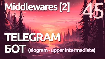 AIOGRAM ► Что такое Middleware? практика - простыми словами - ПРАКТИЧЕСКОЕ ПРОГРАММИРОВАНИЕ