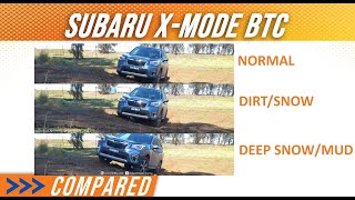 Subaru X-Mode demonstrated on Crosstrek and XV