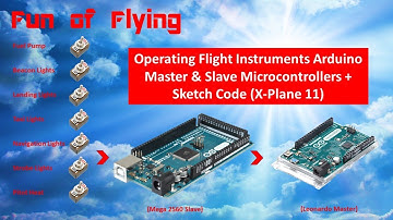 Controlling X-Plane 11 Using Arduino Master & Slave Microcontrollers (Leonardo & Mega 2560)