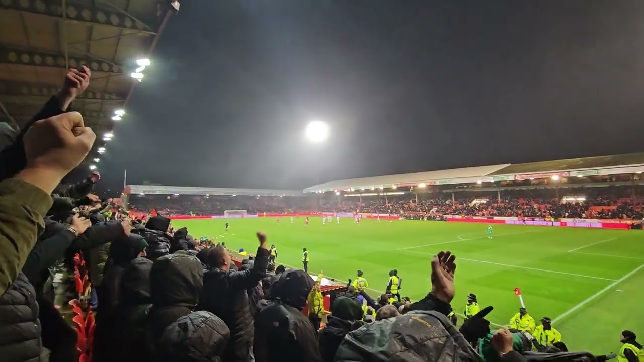 Aberdeen v Celtic Full Time Celebrations