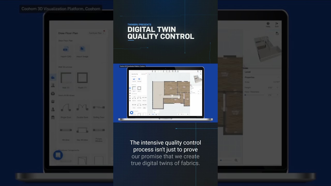 Scanning Fabrics to Create Digital Twins 