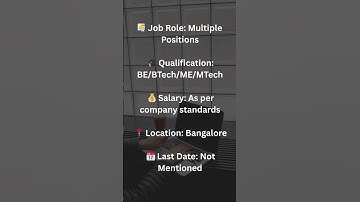 🚀 LTI Mindtree Recruitment 2025 |  Apply Now! 🚀 #applynow #facts #jobskaro #jobs #job