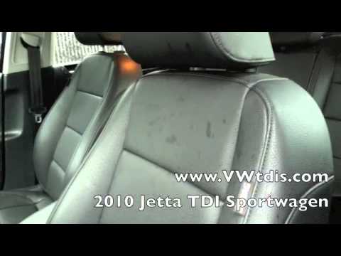 2010 VW Jetta TDI Sportwagen. Black leather. heated seats. Alloy wheels