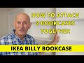 Securely Attach Two Ikea Billy Bookcases 📚