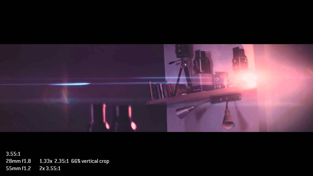 Anamorphic Lenses aspect ratios crop comparison YouTube