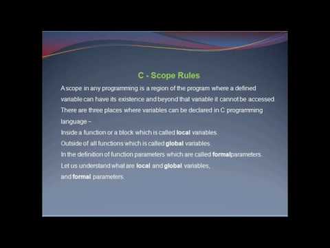 C Language Tutorial - 4