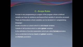 C Language Tutorial - 4