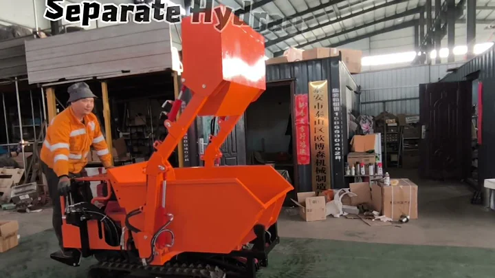 Small self-loading Dumper  #crawlerdumper #loader #mini dumper #Machinery#dumptruck #hydraulic