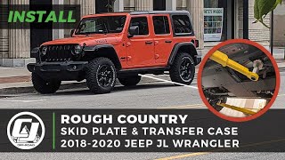 20182020 JL Wrangler Install | Rough Country Skid Plate