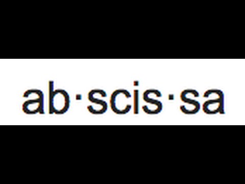 mathematical definition of abscissa mathematical definition of abscissa