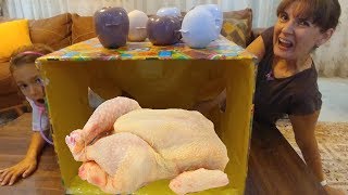 KUTU CHALLANGE , Elif ile Lera yarışıyor, eğlenceli çocuk videosu