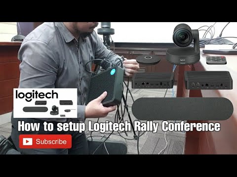 How to Setup Video Conferencing using Logitech RALLY for Online Skype Meeting | Zoom | Cisco Webex