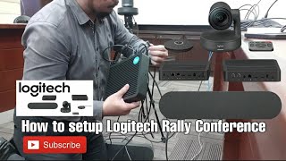 How to Setup Video Conferencing using Logitech RALLY for Online Skype Meeting | Zoom | Cisco Webex