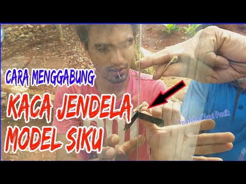 Cara menyatukan kaca jendela  siku  YouTube