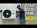 Split AC Wall Mounting Install Outdoor Unit Bracket