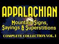 Appalachian mountain signs sayings  old wives tales complete collection vol1 appalachian history