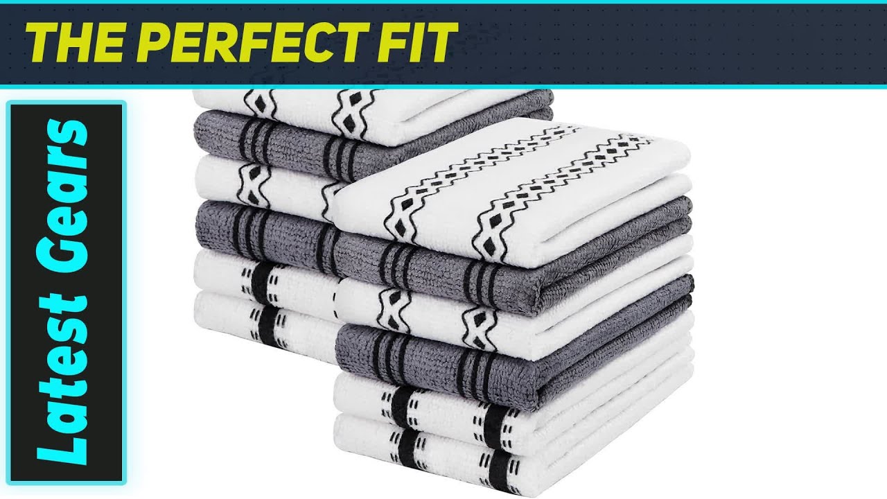 HOMEXCEL Microfiber Towels: Top Kitchen Cleaning