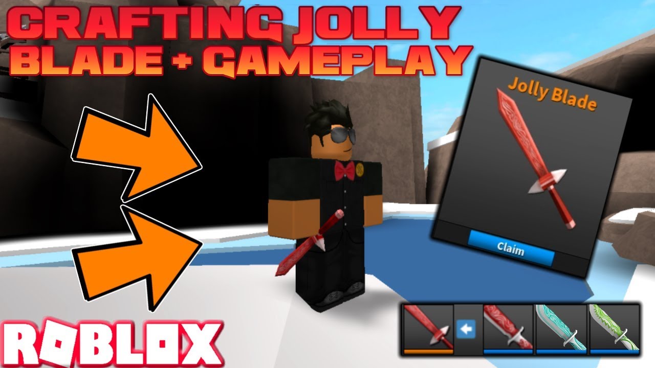 Crafting The Jolly Blade Gameplay With It Roblox Assassin Jolly