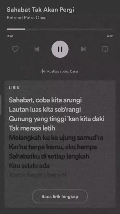 Sahabat tak akan pergi betran peto