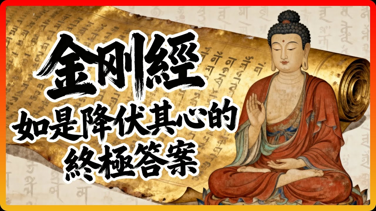 揭秘「如是降伏其心」的真相：整部《金剛經》，就是一個方法！#佛教 #佛法 #修行 #開悟 #金剛經 #般若